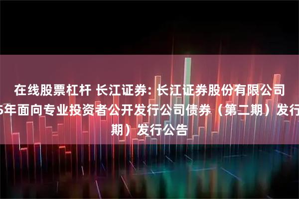 在线股票杠杆 长江证券: 长江证券股份有限公司2025年面向专业投资者公开发行公司债券(第二期)发行公告